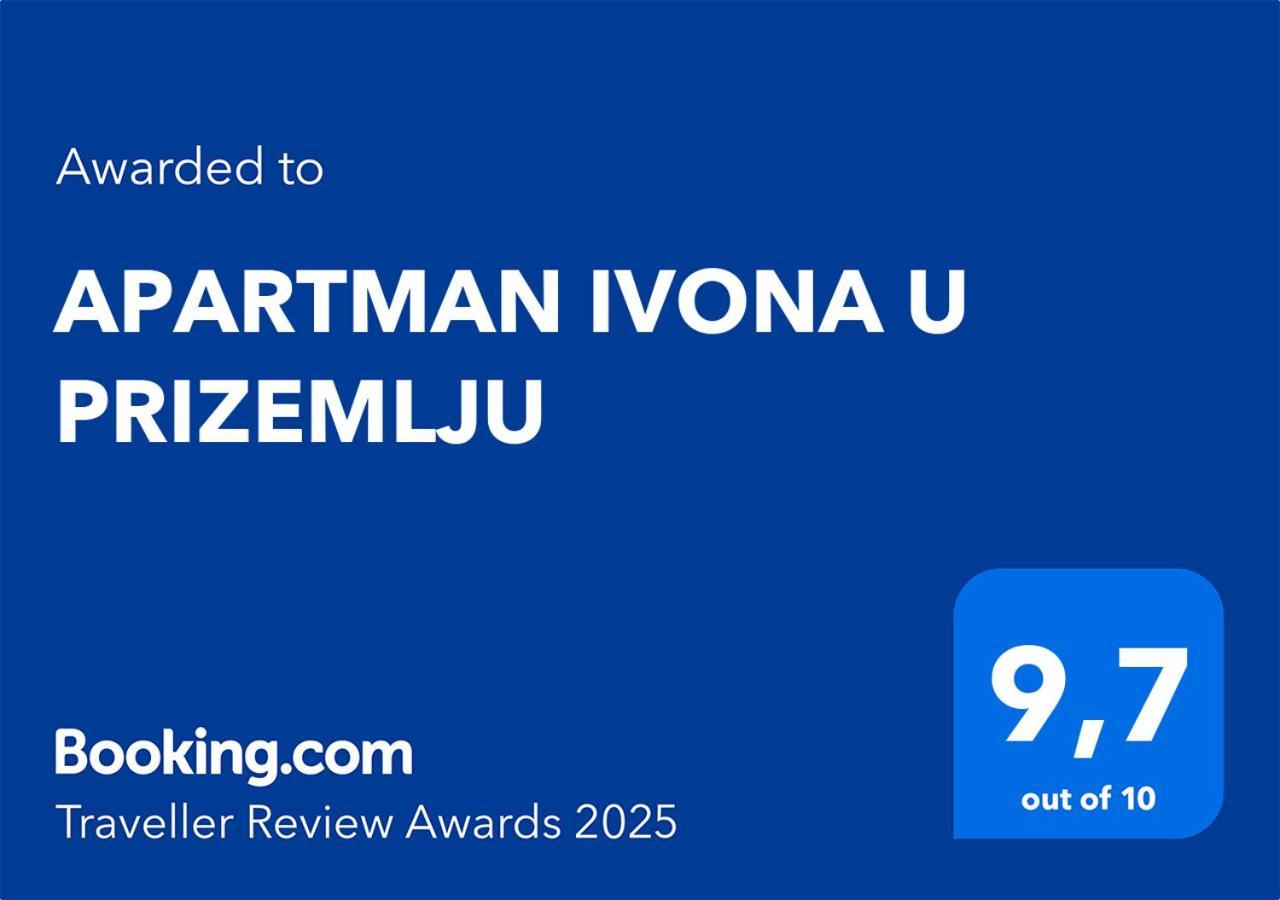 Apartman Ivona U Prizemlju 马林斯卡 外观 照片